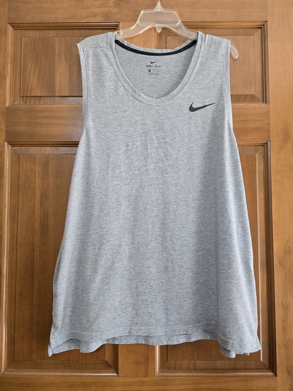 Nike Gray Sleeveless Dri-FIT Tank Top